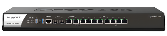 DrayTek Vigor 3912s Multi-WAN VPN 10Gb Enterprise  Firewall Router 12.5Gbps Throughput Front View