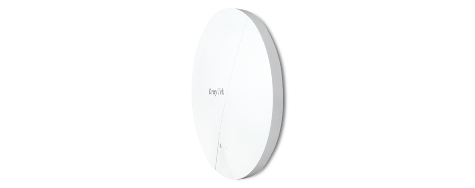 Draytek AP1062C WiFi 6 AX6000 2.5GBPs ethernet port Access Point Side View