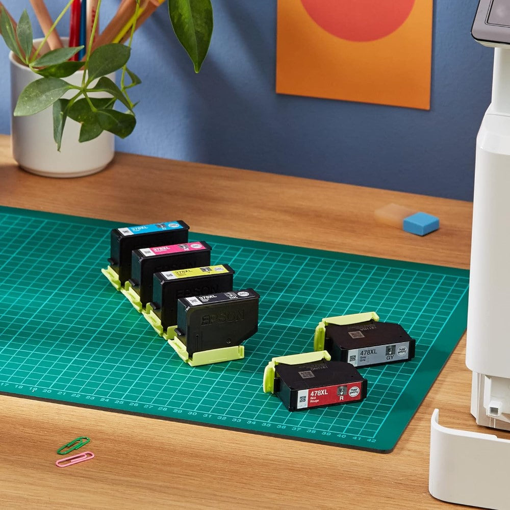 Epson 378XL-478XL Multipack C13T379D4010 6 Colours Ink Cartridges Shown