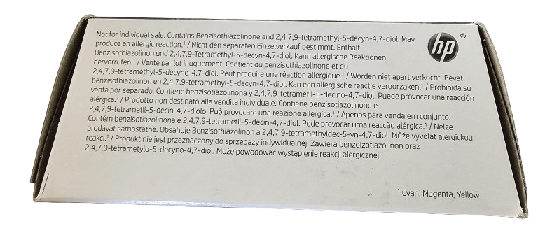 HP 937 Multipack Full Set of 4 Ink Cartridges 6C400NE Product Contents