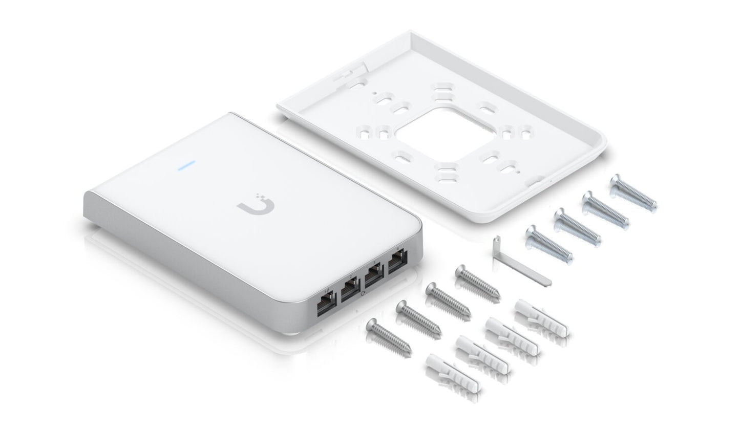 Ubiquiti U6-Pro UniFi WiFi 6 4 Port Switch and Access Point 5.3Gbps 802.11AX Box Contents