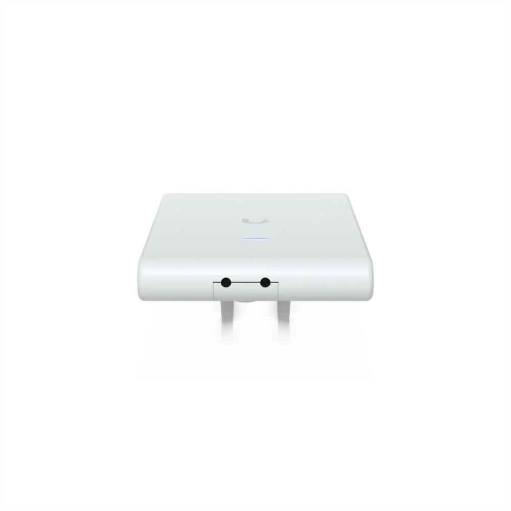 Ubiquiti U6 Mesh Pro WiFi 6 Indoor Outdoor AX2900 Wireless Access Point Rear View Port Cover Shown