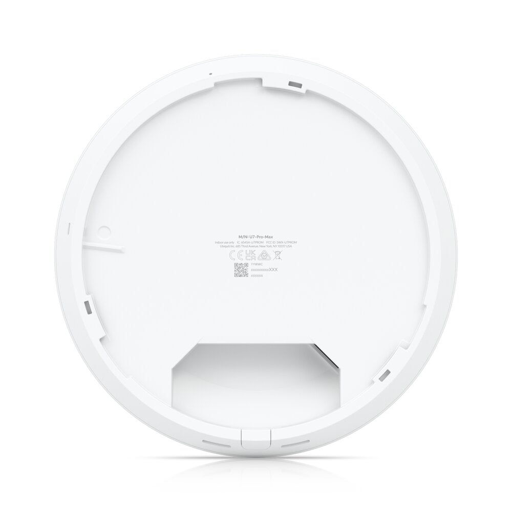 Ubiquiti U7-Pro-Max UniFi Tri-Band WiFi 7 Access Point 15.1Gbps BE Base View
