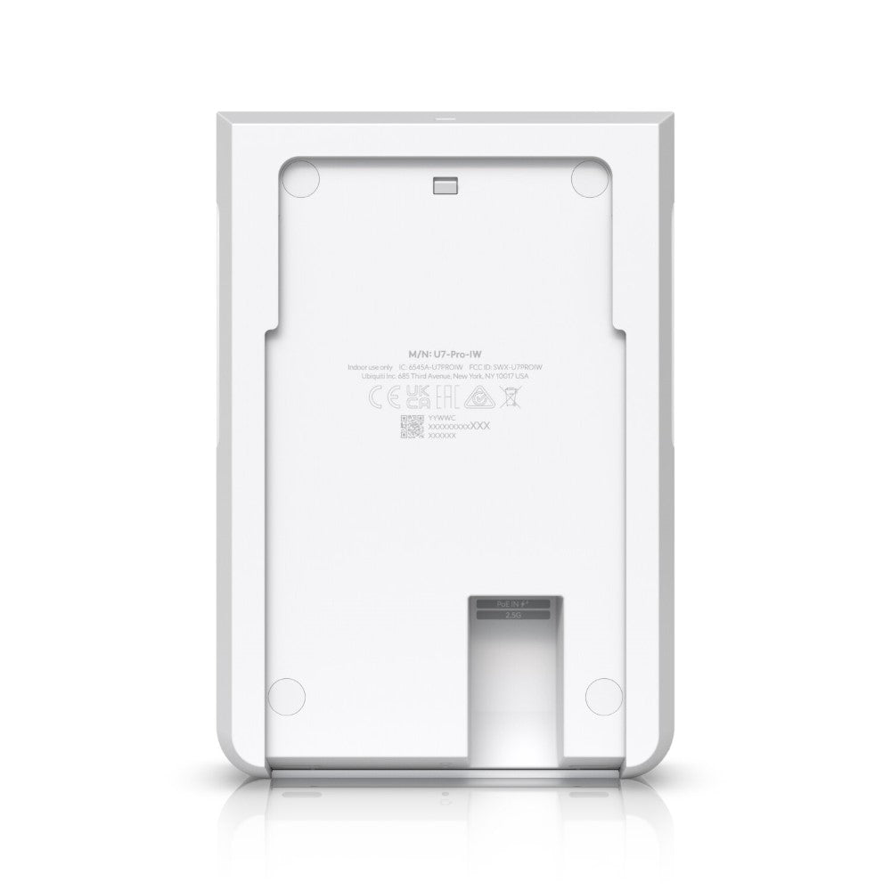 Ubiquiti U7-Pro-Wall Tri-Band WiFi 7 Access Point 10.7Gbps BE Rear View