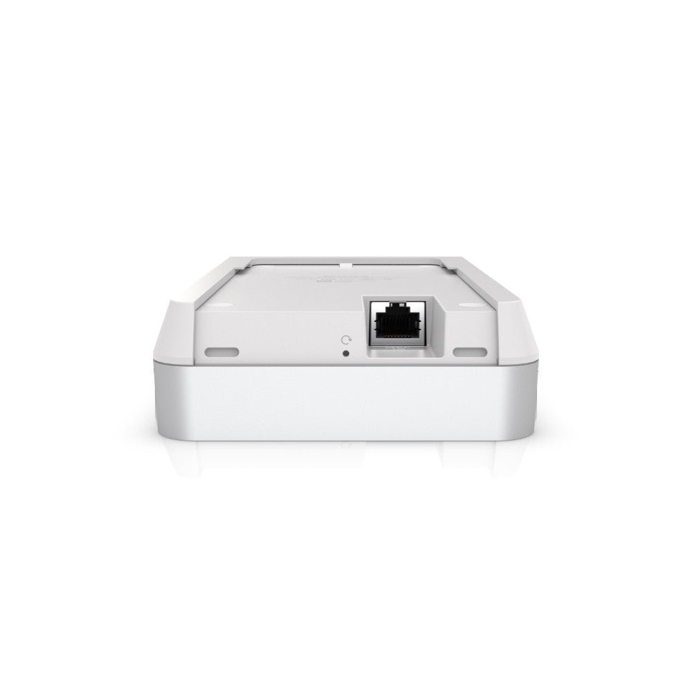 Ubiquiti U7-Pro-Wall Tri-Band WiFi 7 Access Point 10.7Gbps BE Face Down View Showing Ethernet Port POE