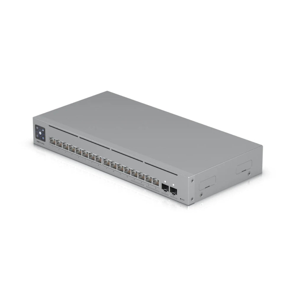 Ubiquiti USW-Pro-Max-16 UniFi 16-Port Layer 3 Managed Switch Front View Showing Ports