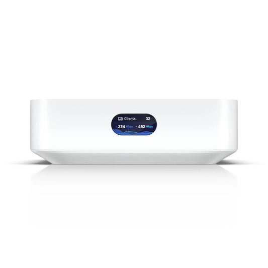 Ubiquiti UniFi Express UX Front View Showing Connection Information