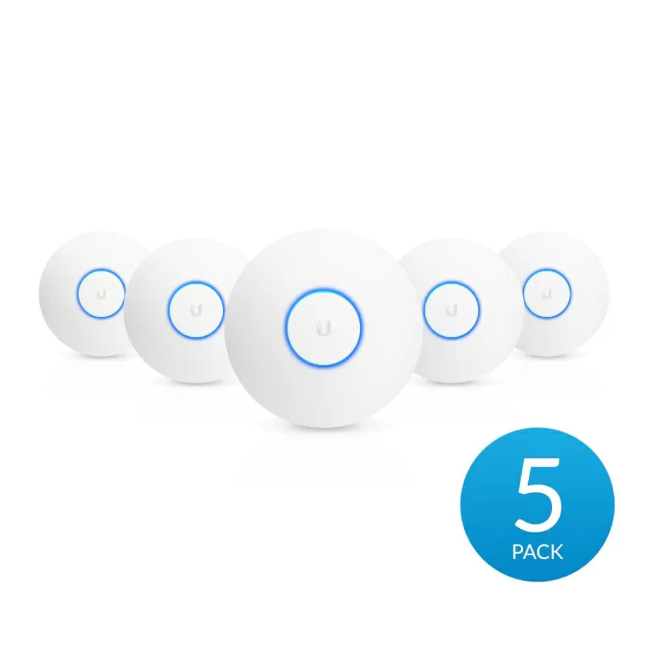 Ubiquiti UAP AC Pro Indoor or Outdoor AC1750 Access Point 5 Pack