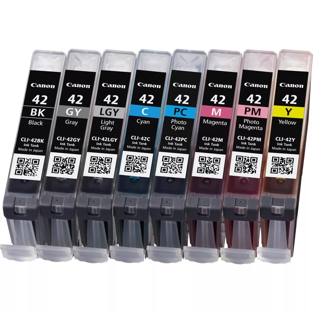 canon-cli-42-bk-gy-lgy-c-m-y-pc-pm-8-ink-cartridge-multipack-product-multi-pack-front-view
