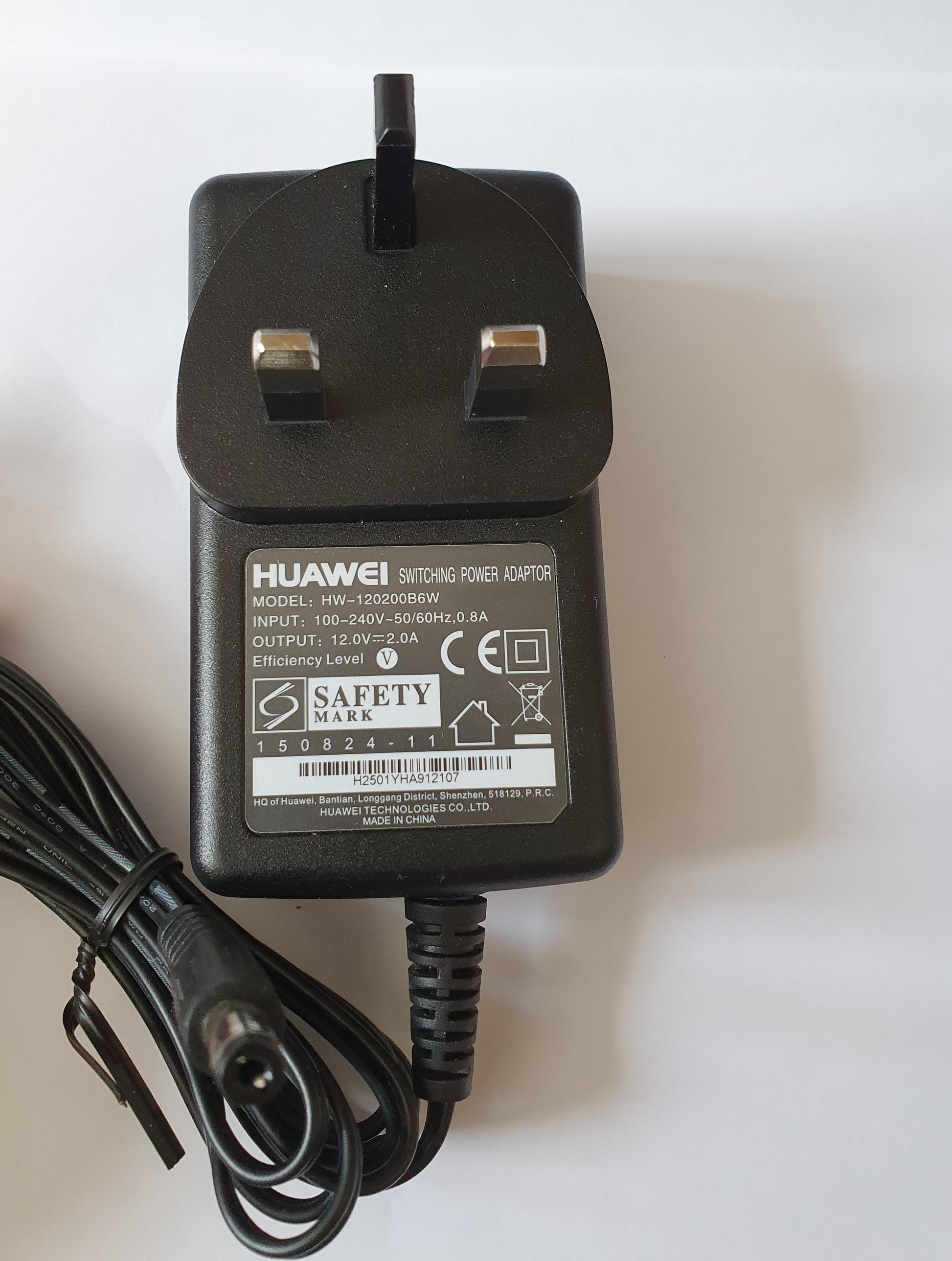 Huawei Power Supply 12V 2A for use with Talk Talk Super Router HG635, HG633, Youview DN360T, DN370T and DN372T PSU