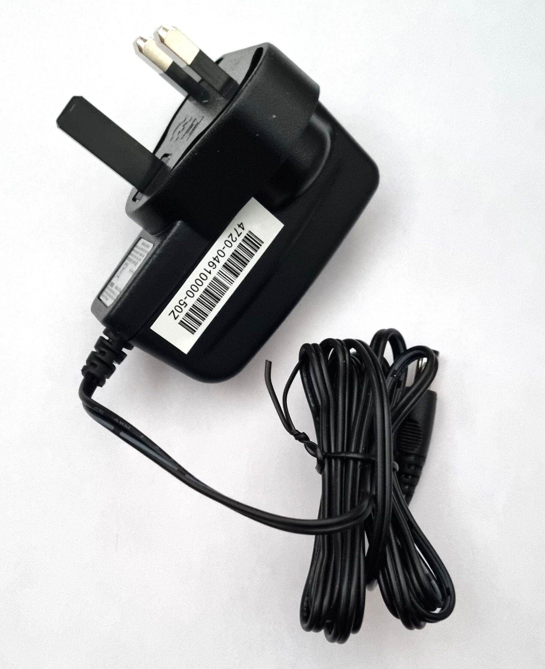 DrayTek Power Supply PSU DRAYPSU15 for Vigor Access Points AP710,AP810,AP910C,AP912C,AP960C Showing Barcode of Part Number