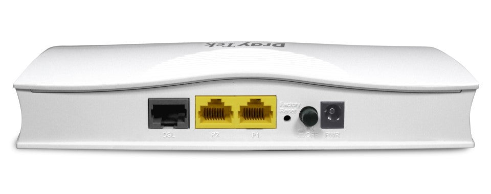 DrayTek Vigor 166 G.fast/VDSL2 Modem Rear View
