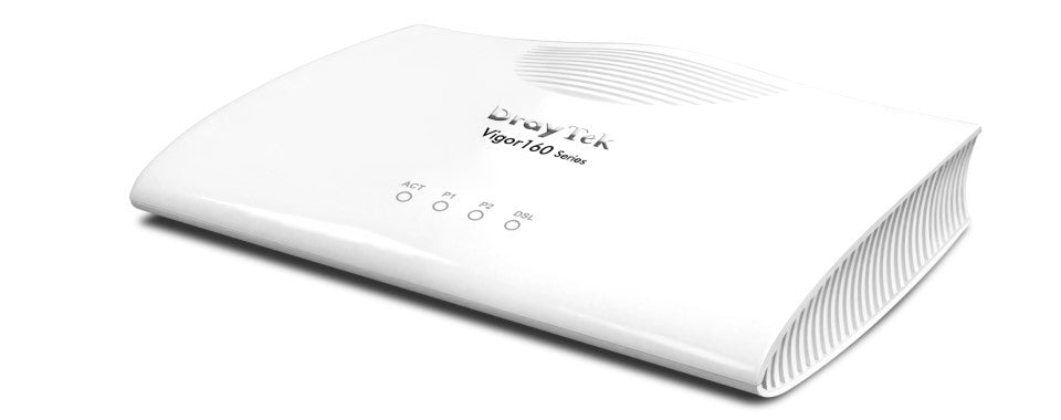 DrayTek Vigor 166 G.fast/VDSL2 Modem Left View