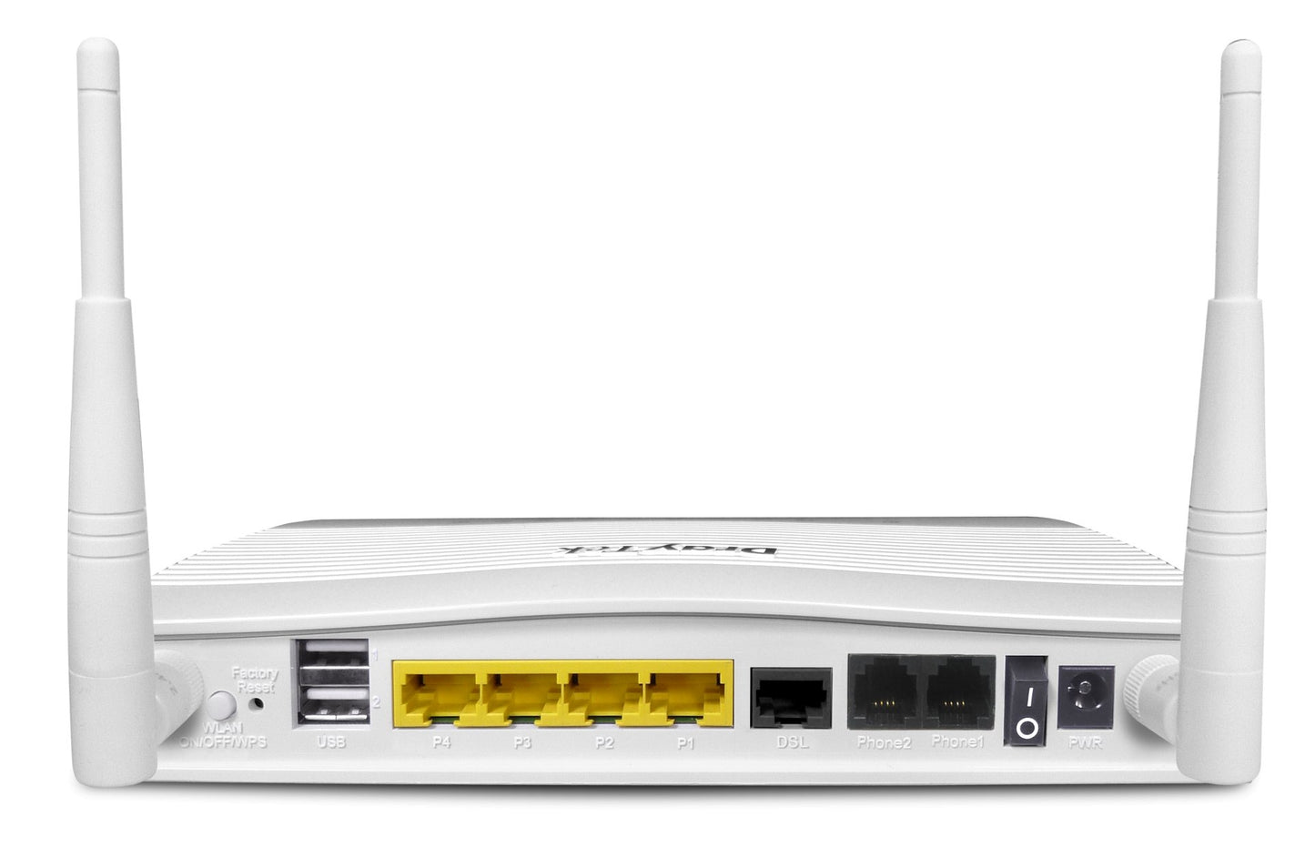 DrayTek Vigor 2765Vac Wireless VoIP Router Rear View