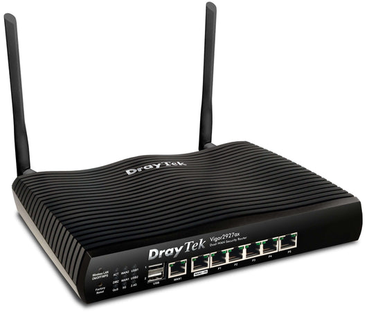 Wifi 6 DrayTek Vigor 2927ax, 2865AX and DrayTek 2866AX Wireless Wi-Fi VPN Firewall Routers