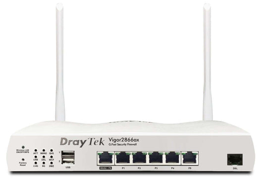 Draytek 2866ax - Wifi 6 AX3000 Firewall VPN Router