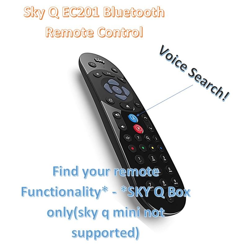 Using Your Sky Q Bluetooth Enabled Remote Control With Voice Search EC201 EC202