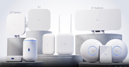 Ubiquiti WiFI 7 Product Launch Image Showing New Offerings