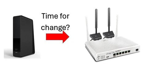 Virgin Router Back Replacing your Virgin Media Router with a DrayTek Router