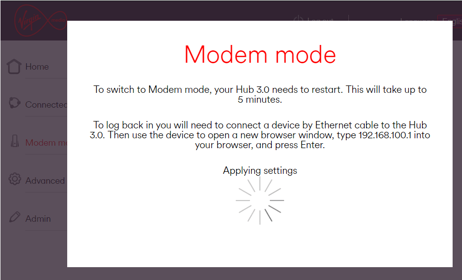 Problem with Network's - New Router for Virgin Media?
