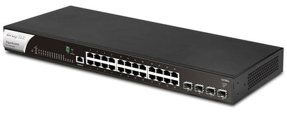 DrayTek VigorSwitch G2282x 28-Port Layer 2+ Managed 10G Switch Right Side View