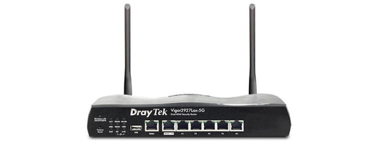 Draytek 2927Lax-5G Router with Wi-Fi 6 AX3000 and integrated 5GLTE modem Front View