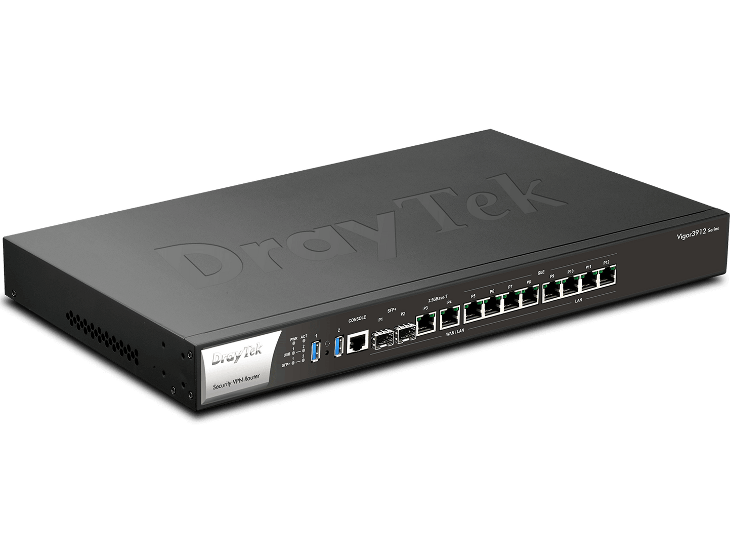 Draytek 3912 8 Port MultiWAN Broadband VPN Router QuadCore Processor Right View