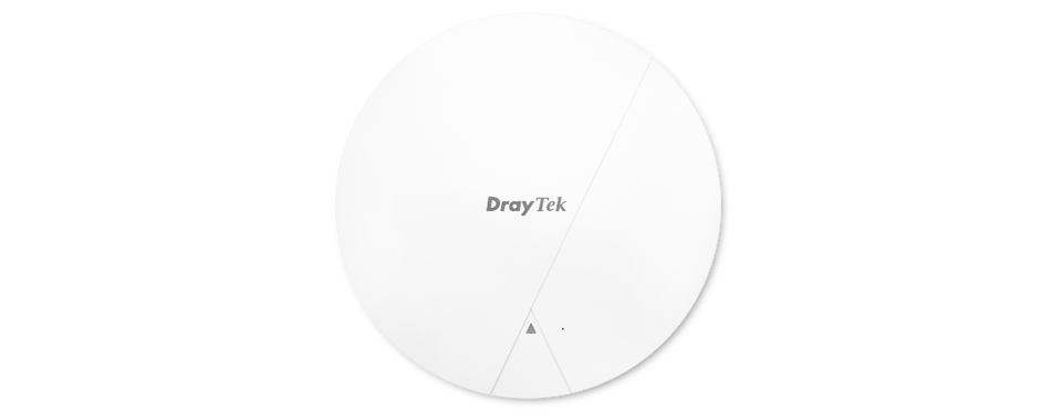 Draytek AP1062C WiFi 6 AX6000 2.5GBPs ethernet port Access Point Front On View