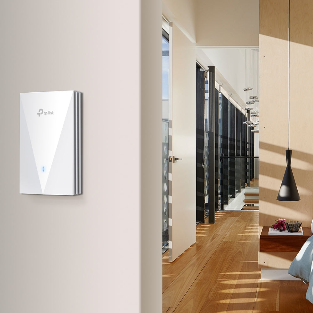 TP-LINK EAP655-Wall AX3000 Wall Plate WiFi 6 Access Point Business - Wall Mount View