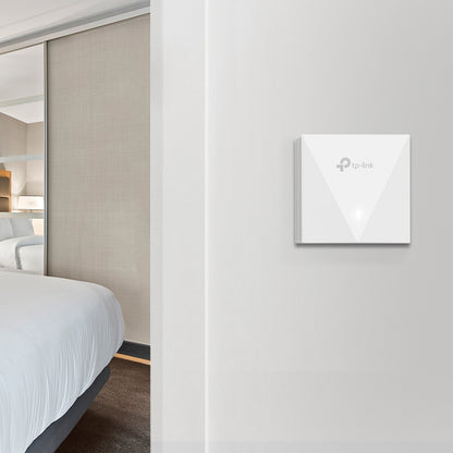 TP-Link EAP650-WALL AX3000 Wall Plate Wi-Fi 6 AP Example Wall Mount