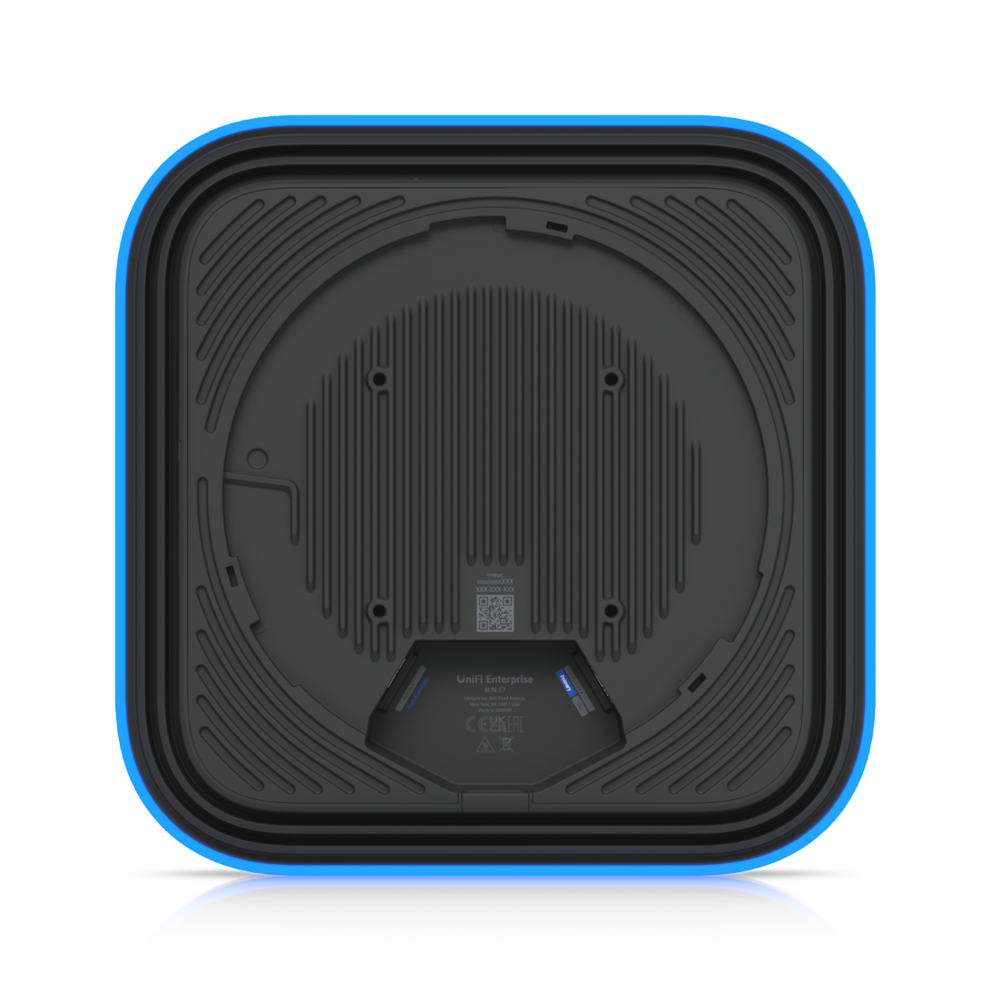 Ubiquiti E7 UniFi AP WiFi 7 Wireless Access Point Box Contents Base View