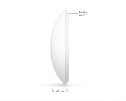 Ubiquiti U7-LR Long Range UniFi WiFi 7 Access Point Side View