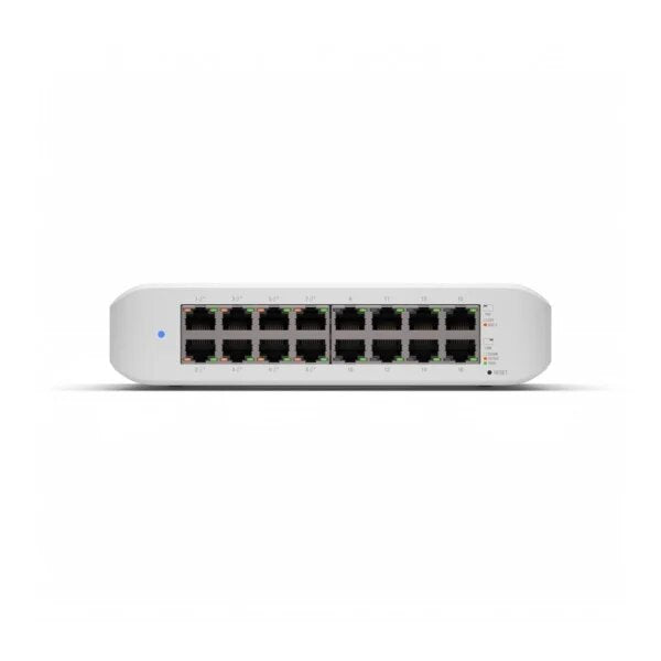 Ubiquiti USW-LITE-16-POE Layer 2 Network Switch Front View