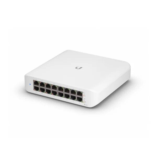 Ubiquiti USW-LITE-16-POE Layer 2 Network Switch Top View