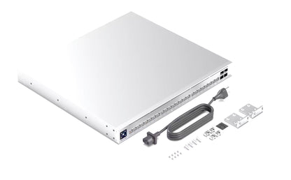 Ubiquiti USW-Pro-HD-24-PoE 600W Layer 3 Network POE Switch Box Contents