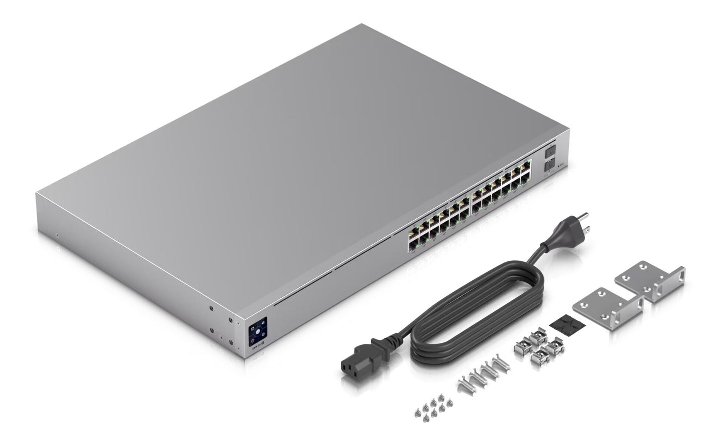 Ubiquiti UniFi USW-PRO-24-POE Layer 3 Managed Switch 400W Box Contents