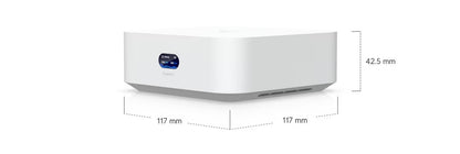 Ubiquiti UniFi UX7 10G Router With integrated WiFi 7 Dimensions