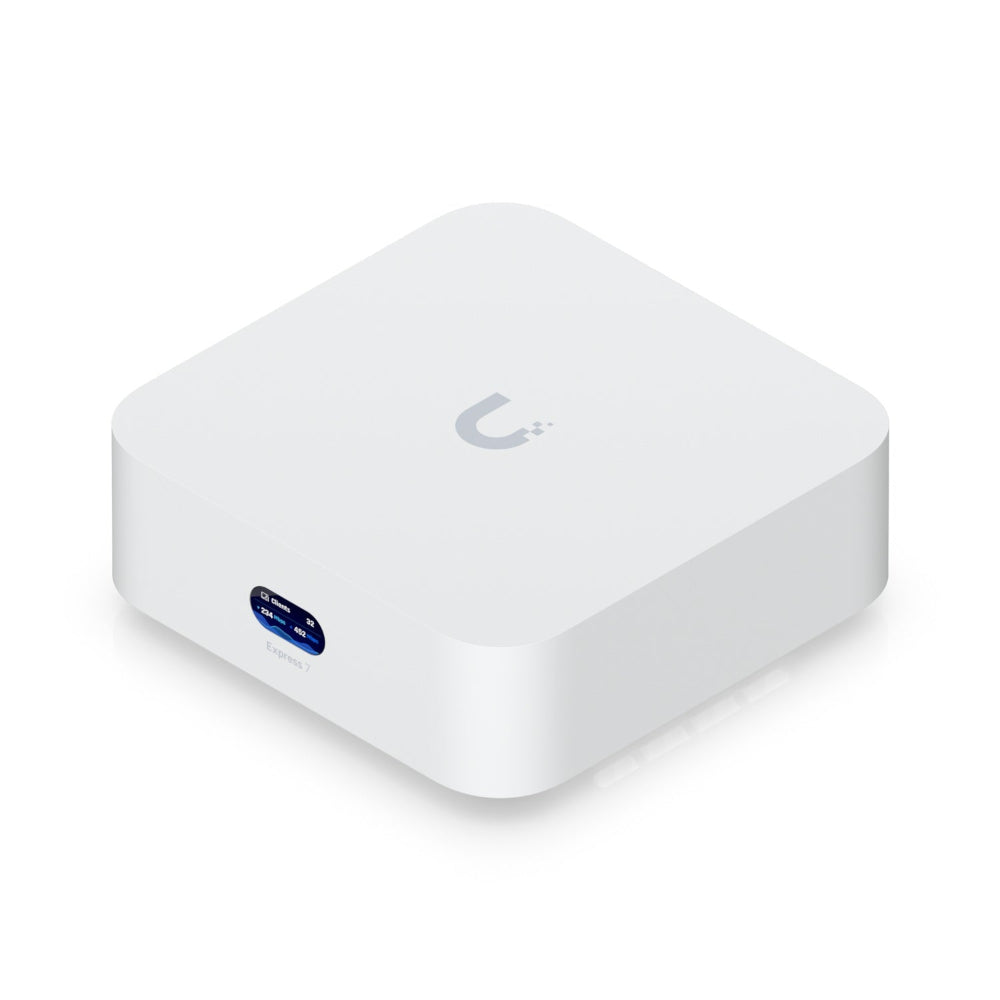 Ubiquiti UniFi UX7 10G Router With integrated WiFi 7 Left View