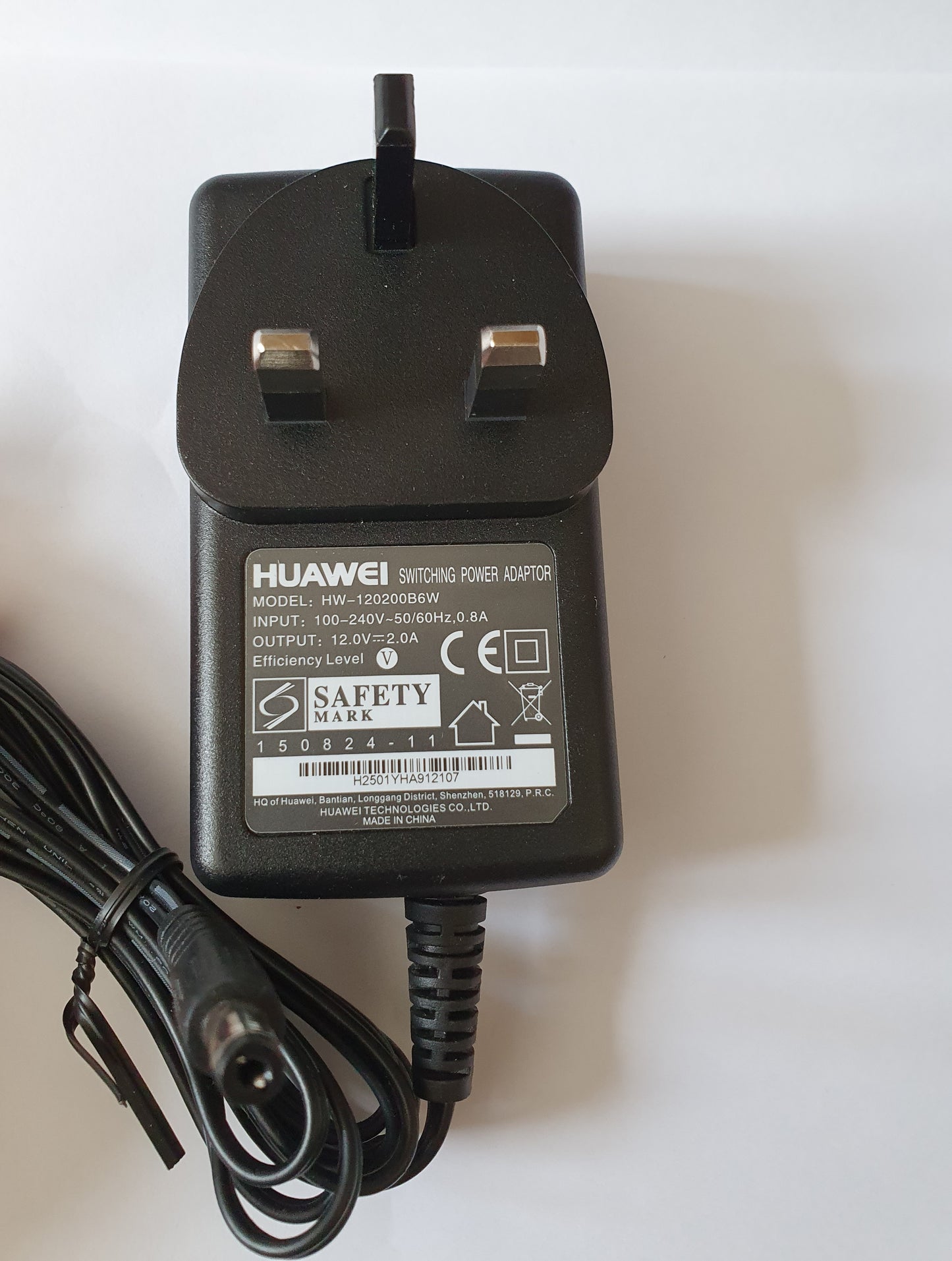 Huawei Power Supply 12V 2A for use with Talk Talk Super Router HG635, HG633, Youview DN360T, DN370T and DN372T PSU
