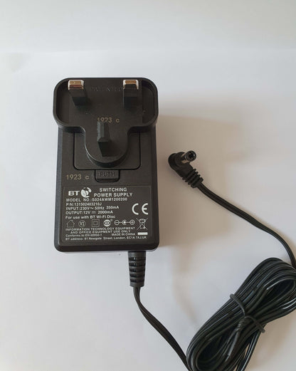 BT Complete WiFi Disc Power Supply 12v 2A