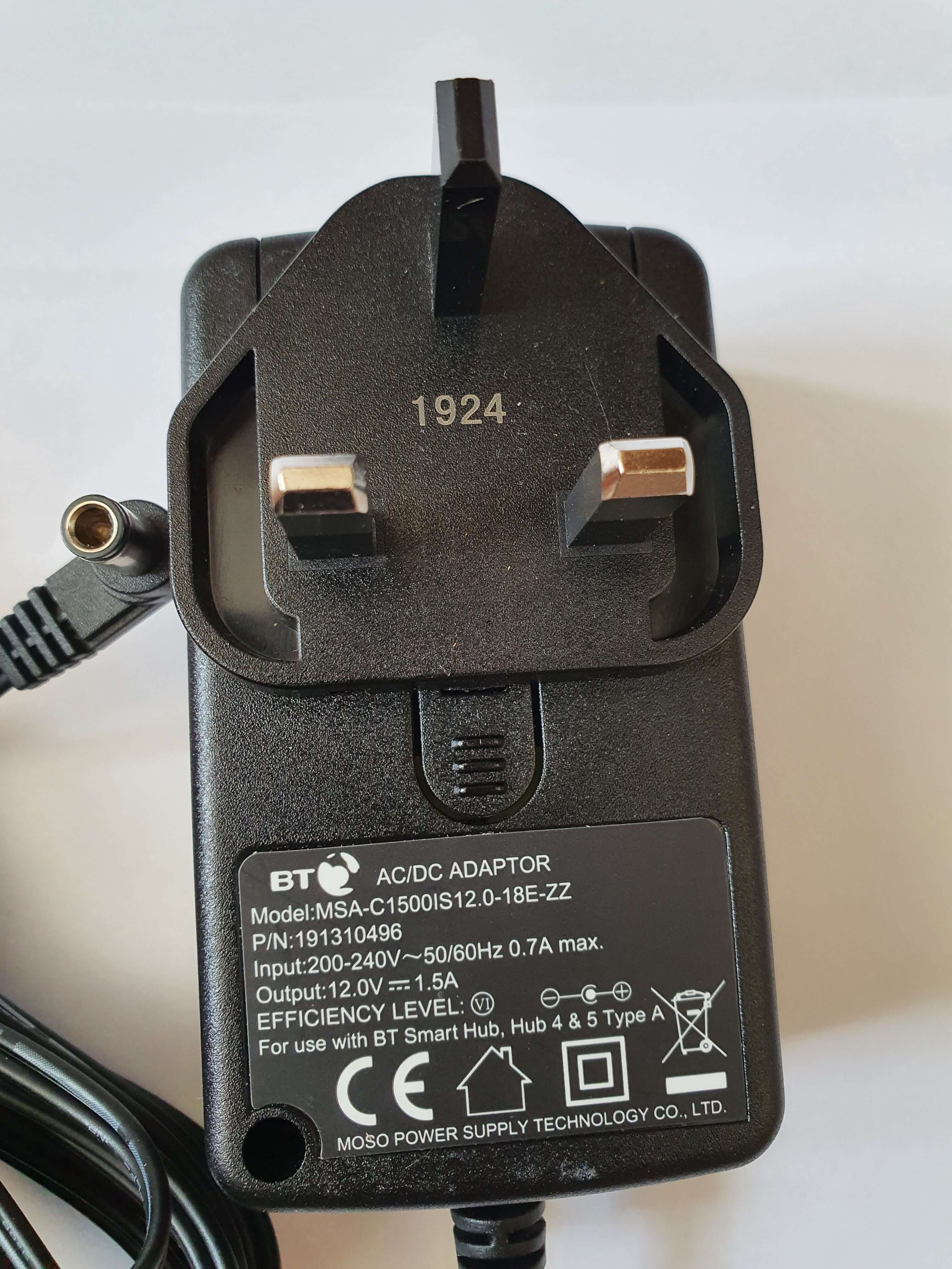 Official Power Supplies for BT and TalkTalk Routers and more