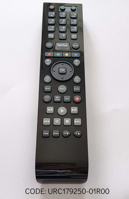 TalkTalk Remote Control Version 1 for DN360T, DN370T or DN372T YouView Boxes Front View