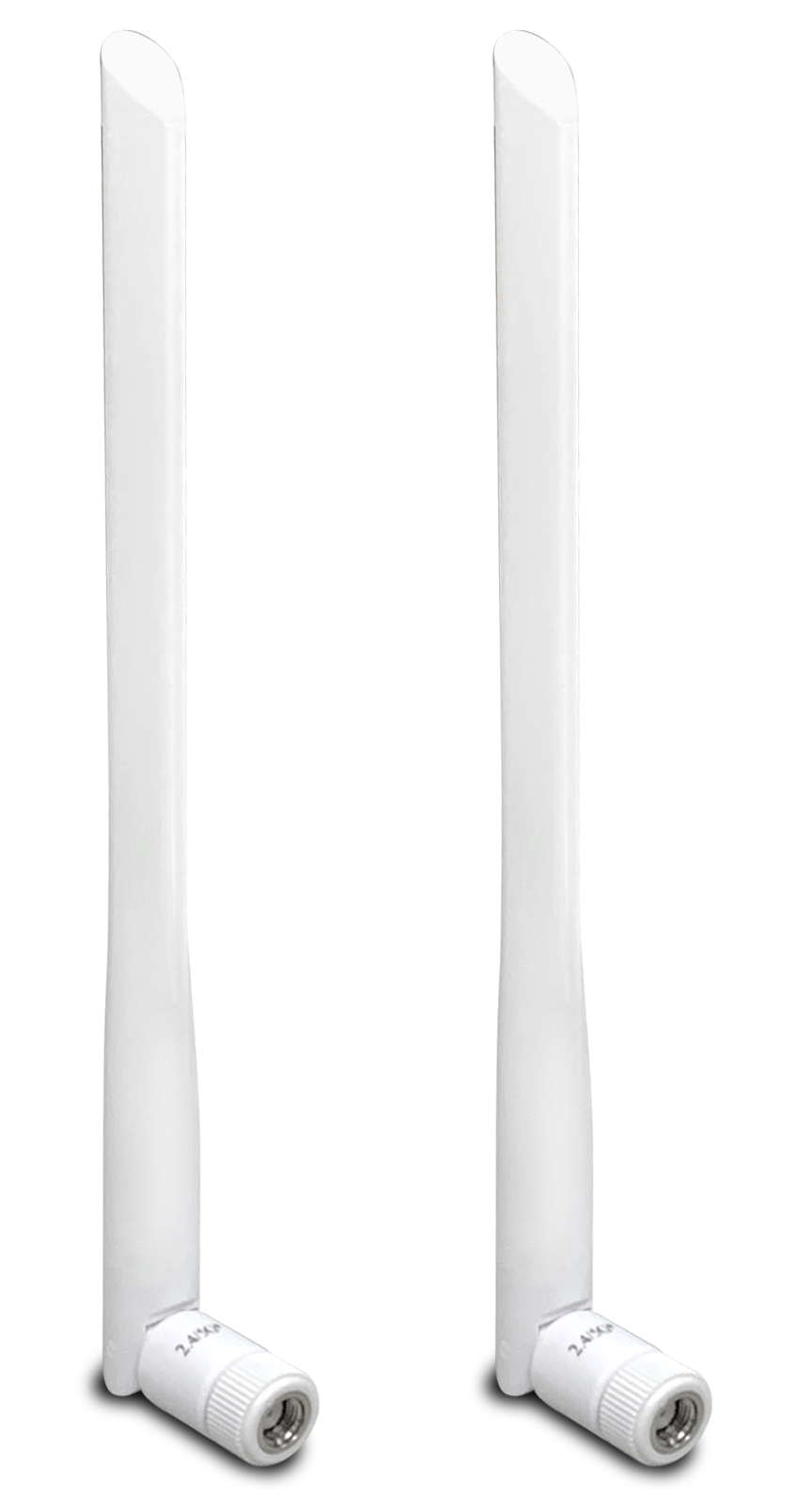 DrayTek Pair of ANT-1205 5dB High-Gain Dual Band Antenna White Pair Shown