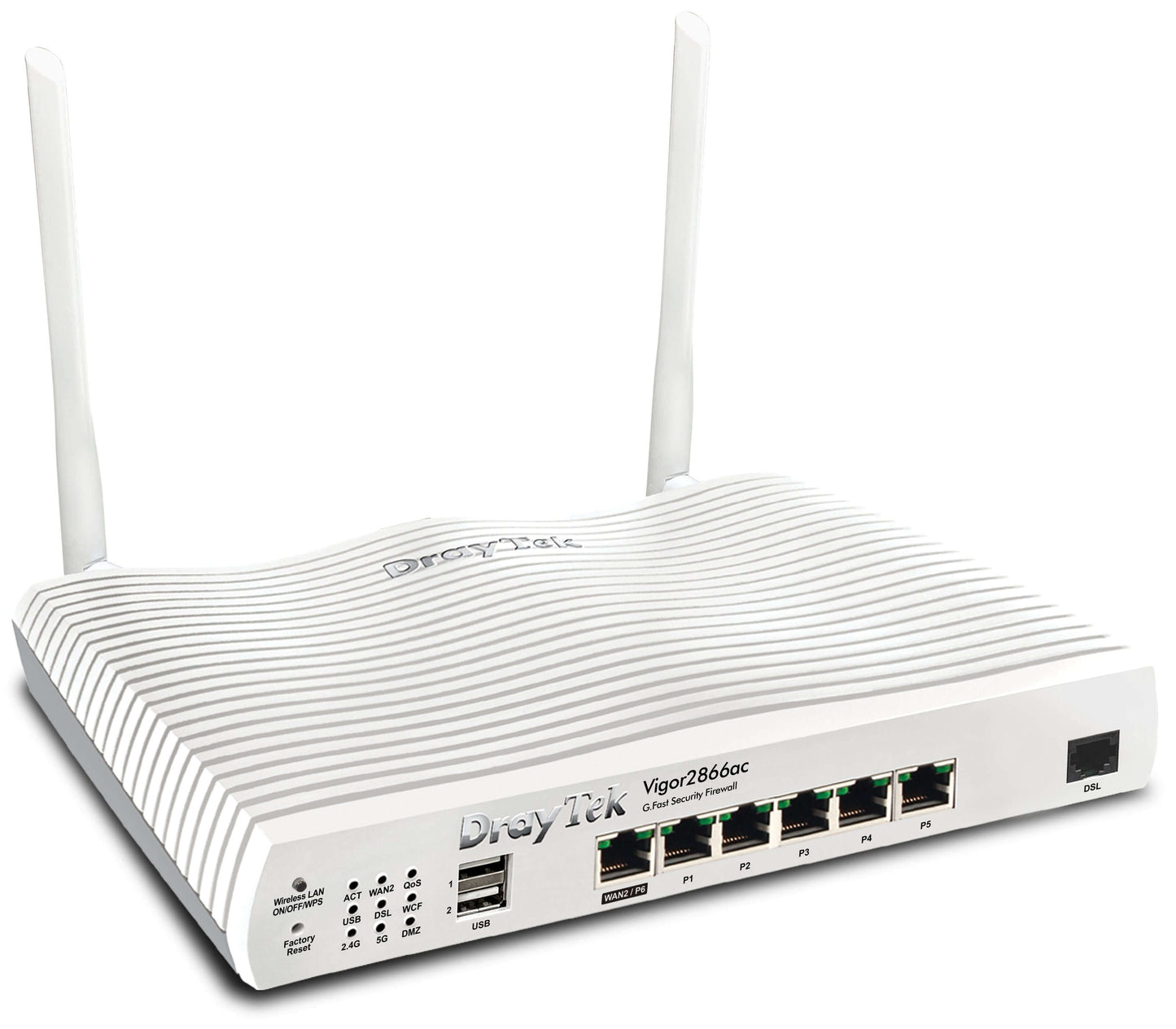 DrayTek 2866ac G.fast DSL Ethernet Wifi Router Right View