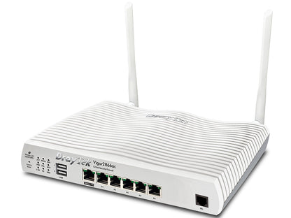 DrayTek 2866ac G.fast DSL Ethernet Wifi Router Left View