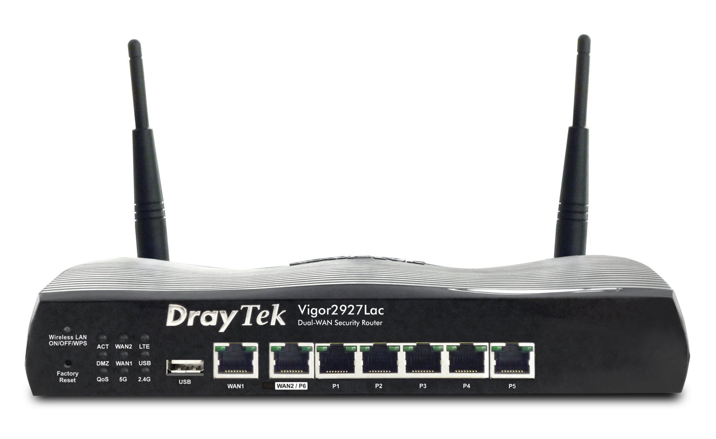 Draytek 2927lac Dual-WAN Security Router Front View