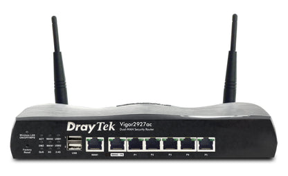 Draytek 2927ac Dual-WAN Security Router Front View