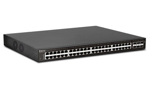 DrayTek P2540XS Port POE+ Switch WITH 6X10GbE SFP+ ports Right View