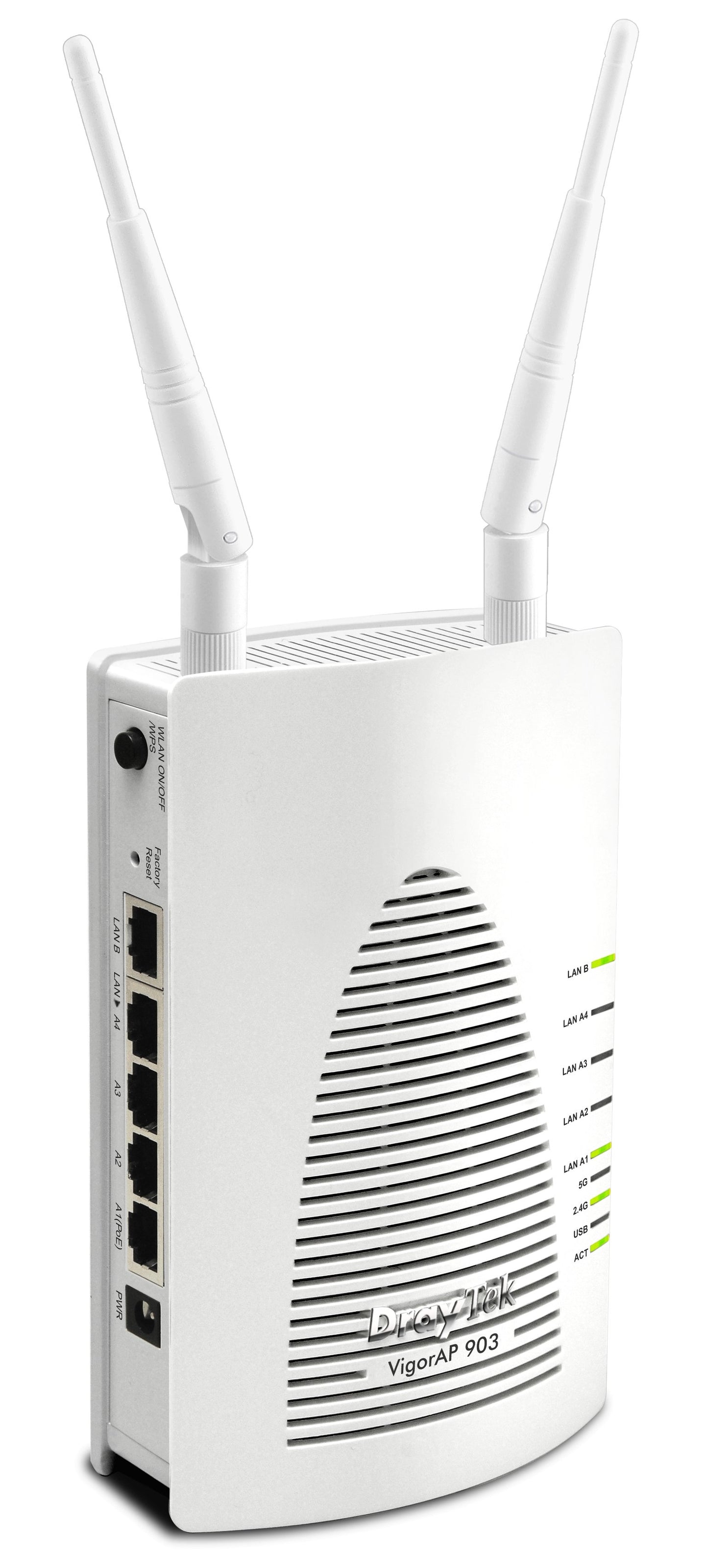 Draytek VigorAP 903 VAP903-K Dual-Band Wireless AP Access Point Wave 2 Front View