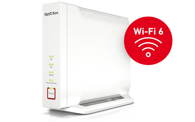 Fritz! Box 4060 WiFi 6 Tri-Band Router Mesh Wi-Fi Support Front View